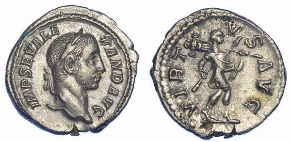 ALESSANDRO SEVERO, 222-235. Denario. Roma.  - Asta Numismatica - Associazione Nazionale - Case d'Asta italiane