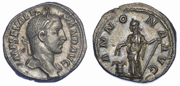 ALESSANDRO SEVERO, 222-235. Denario. Roma.  - Asta Numismatica - Associazione Nazionale - Case d'Asta italiane