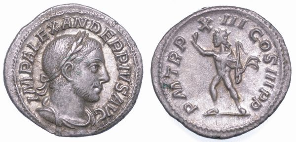 ALESSANDRO SEVERO, 222-235. Denario. Roma.  - Asta Numismatica - Associazione Nazionale - Case d'Asta italiane