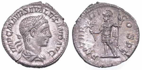 ALESSANDRO SEVERO, 222-235. Denario, anno 222.  - Asta Numismatica - Associazione Nazionale - Case d'Asta italiane