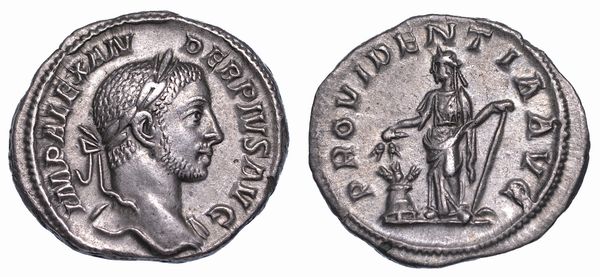 ALESSANDRO SEVERO. 222-235. Denario.  - Asta Numismatica - Associazione Nazionale - Case d'Asta italiane