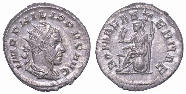 FILIPPO I, 244-249. Antoniniano, 244-247. Roma.  - Asta Numismatica - Associazione Nazionale - Case d'Asta italiane