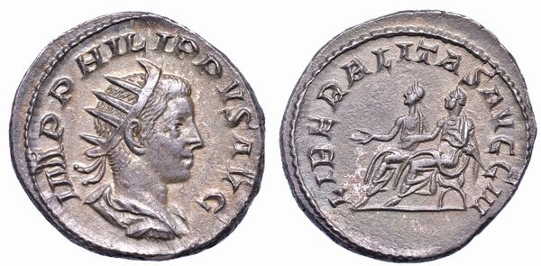 FILIPPO II, 247-249. Antoniniano.  - Asta Numismatica - Associazione Nazionale - Case d'Asta italiane