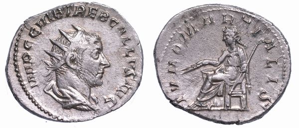 TREBONIANO GALLO, 251-253. Antoniniano, anno 252. Roma.  - Asta Numismatica - Associazione Nazionale - Case d'Asta italiane