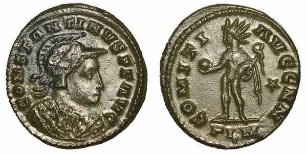 COSTANTINO I, 307/310-337. Follis, anni 310-312. Londinium, 310-312.  - Asta Numismatica - Associazione Nazionale - Case d'Asta italiane