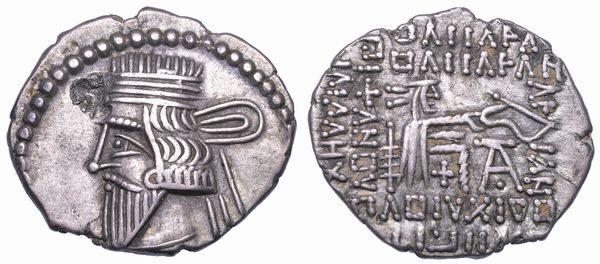 PARTHIA - ARSACIDI. MITHRADATES II, 123-88 a.C.<BR>Dracma. Dracma. Seleucia.  - Asta Numismatica - Associazione Nazionale - Case d'Asta italiane