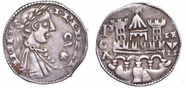 BERGAMO. COMUNE, A NOME DI FEDERICO II, 1194-1250. Grosso da 4 denari, anni 1236-1250.  - Asta Numismatica - Associazione Nazionale - Case d'Asta italiane