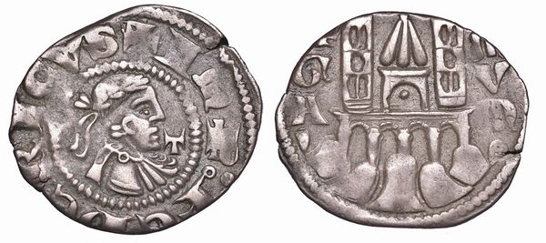 BERGAMO. COMUNE, A NOME DI FEDERICO II, 1194-1250. Denaro planeto, anni 1270-1282.  - Asta Numismatica - Associazione Nazionale - Case d'Asta italiane