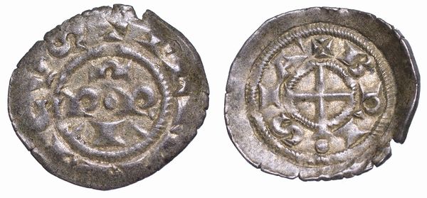 BRESCIA. COMUNE (1186-1254?). A NOME DI FEDERICO I, 1155-1190. Denaro scodellato.  - Asta Numismatica - Associazione Nazionale - Case d'Asta italiane