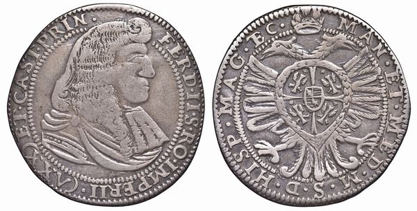 CASTIGLIONE DELLE STIVIERE. FERDINANDO II GONZAGA, 1680-1723. 25 Soldi s.d.  - Asta Numismatica - Associazione Nazionale - Case d'Asta italiane