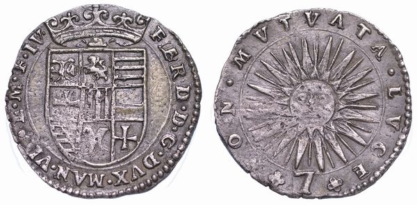 MANTOVA. FERDINANDO GONZAGA, 1612-1626. 7 Soldi.  - Asta Numismatica - Associazione Nazionale - Case d'Asta italiane