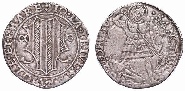 MESOCCO. GIAN GIACOMO TRIVULZIO, 1487-1518. Grosso da 6 Soldi.  - Asta Numismatica - Associazione Nazionale - Case d'Asta italiane