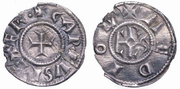 MILANO. CARLO MAGNO, 774-814. Denaro.  - Asta Numismatica - Associazione Nazionale - Case d'Asta italiane