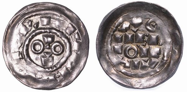 MILANO. OTTONE III DI SASSONIA, 983-1002. Denaro scodellato.  - Asta Numismatica - Associazione Nazionale - Case d'Asta italiane