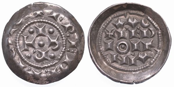 MILANO. ETA' COMUNALE. Denaro imperiale scodellato, 1162-1167. Nosedo.  - Asta Numismatica - Associazione Nazionale - Case d'Asta italiane