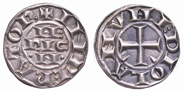 MILANO. ETA' COMUNALE, A NOME DI ENRICO IMPERATORE, XII-XIII SEC. Grosso da 6 denari imperiali.  - Asta Numismatica - Associazione Nazionale - Case d'Asta italiane