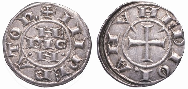 MILANO. ETA' COMUNALE, A NOME DI ENRICO IMPERATORE, XII-XIII SEC. Grosso da 6 denari imperiali.  - Asta Numismatica - Associazione Nazionale - Case d'Asta italiane