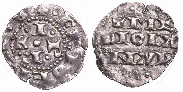 MILANO. ETA' COMUNALE, A NOME DI FEDERICO IMPERATORE, MET XII - INIZIO XIV SEC. Denaro imperiale piano.  - Asta Numismatica - Associazione Nazionale - Case d'Asta italiane