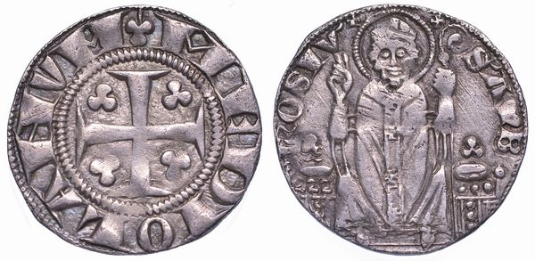 MILANO. ETA' COMUNALE, MET XIII - INIZIO XIV SECOLO. Ambrosino piccolo.  - Asta Numismatica - Associazione Nazionale - Case d'Asta italiane