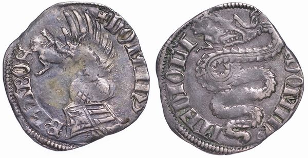 MILANO. BERNABO VISCONTI, 1354-1385. Pegione.  - Asta Numismatica - Associazione Nazionale - Case d'Asta italiane