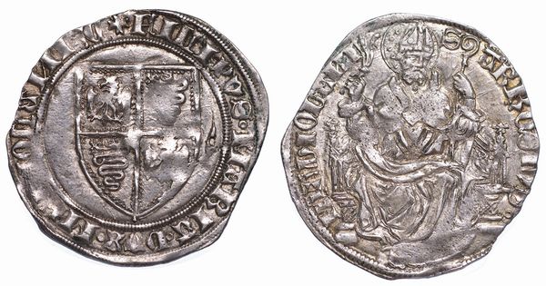 MILANO. FILIPPO MARIA VISCONTI, 1412-1447. Grosso da 2 Soldi.  - Asta Numismatica - Associazione Nazionale - Case d'Asta italiane