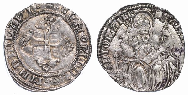 MILANO. REPUBBLICA AMBROSIANA, 1447-1450. Grosso.  - Asta Numismatica - Associazione Nazionale - Case d'Asta italiane