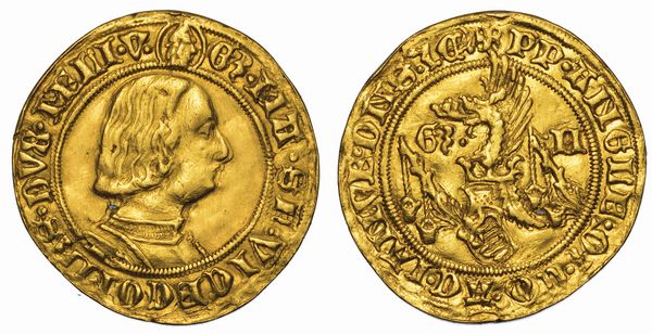 MILANO. GALEAZZO MARIA SFORZA, 1466-1476. Ducato (secondo tipo).  - Asta Numismatica - Associazione Nazionale - Case d'Asta italiane