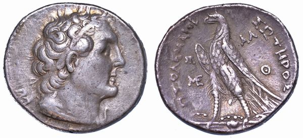 REGNO D'EGITTO. TOLOMEO II FILADELFO, 285-246 a.C. Tetradracma, anni 255-254 a.C. Alessandria d'Egitto.  - Asta Numismatica - Associazione Nazionale - Case d'Asta italiane