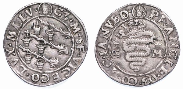 MILANO. GALEAZZO MARIA SFORZA, 1466-1476. Grosso da 5 soldi.  - Asta Numismatica - Associazione Nazionale - Case d'Asta italiane