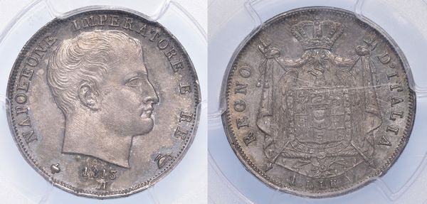 MILANO. NAPOLEONE I, 1805-1814. Lira 1813.  - Asta Numismatica - Associazione Nazionale - Case d'Asta italiane