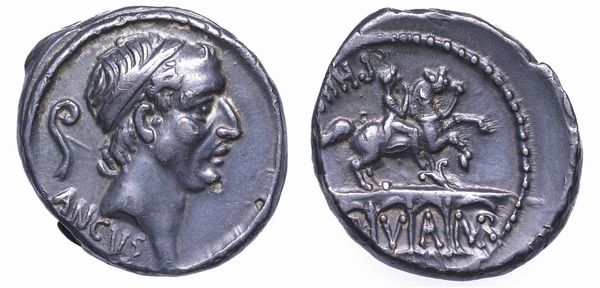 MARCIA. L. Marcius Philippus, anno 57 a.C. Denario.  - Asta Numismatica - Associazione Nazionale - Case d'Asta italiane