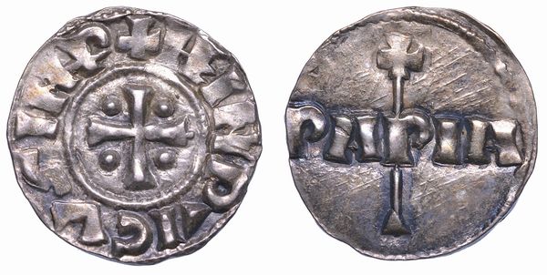 PAVIA. ENRICO I DI BAVIERA, 1014-1024. Denaro.  - Asta Numismatica - Associazione Nazionale - Case d'Asta italiane