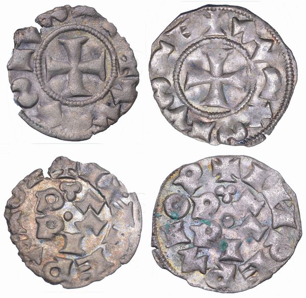 PAVIA. COMUNE, 1250-1359. Lotto di due esemplari.  - Asta Numismatica - Associazione Nazionale - Case d'Asta italiane