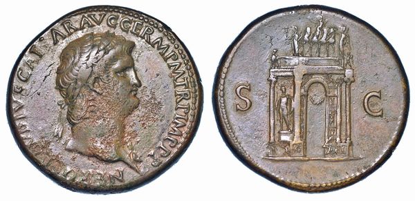 NERONE, 54-68. Sesterzio, anno 64.  - Asta Numismatica - Associazione Nazionale - Case d'Asta italiane