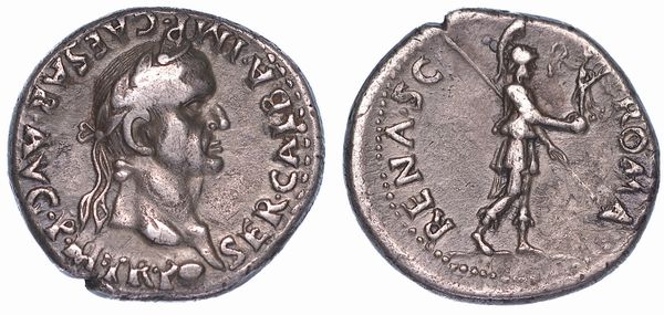 GALBA, 68-69. Denario, anno 68. Zecca spagnola incerta (Tarraco?).  - Asta Numismatica - Associazione Nazionale - Case d'Asta italiane