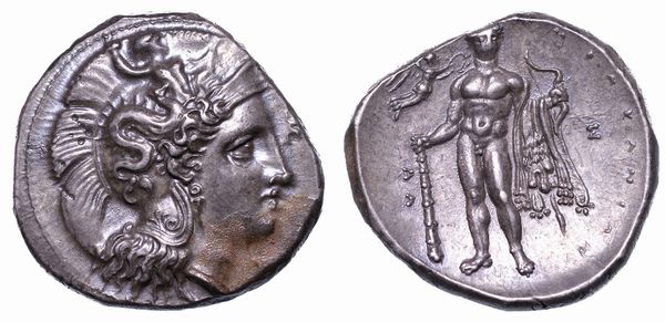 LUCANIA - ERACLEA. Nomos, anni 330-320 a.C.  - Asta Numismatica - Associazione Nazionale - Case d'Asta italiane