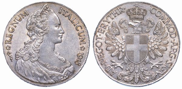 REGNO DITALIA - COLONIA DELLERITREA. VITTORIO EMANUELE III DI SAVOIA, 1900-1943. Tallero Italicum 1918.  - Asta Numismatica - Associazione Nazionale - Case d'Asta italiane