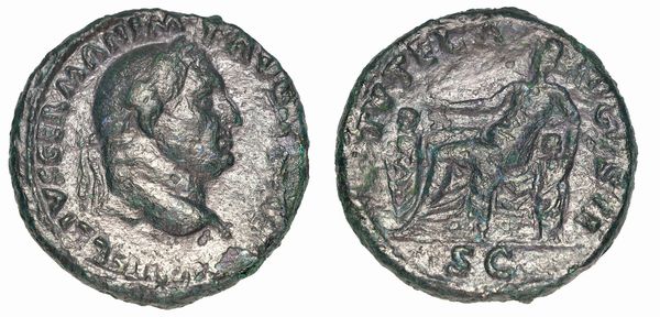 VITELLIO, Aprile - Dicembre 69. Asse.  - Asta Numismatica - Associazione Nazionale - Case d'Asta italiane