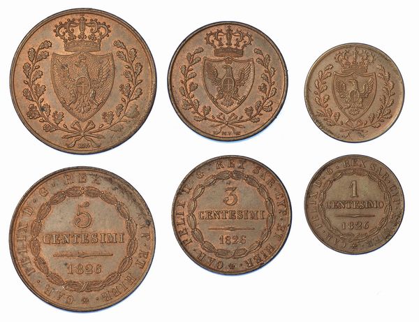 RE ELETTO. VITTORIO EMANUELE II DI SAVOIA, 1859-1861. Lotto di tre monete.  - Asta Numismatica - Associazione Nazionale - Case d'Asta italiane