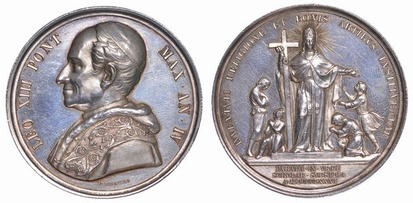 ROMA. LEONE XIII, 1878-1903. Medaglia A. IV.  - Asta Numismatica - Associazione Nazionale - Case d'Asta italiane