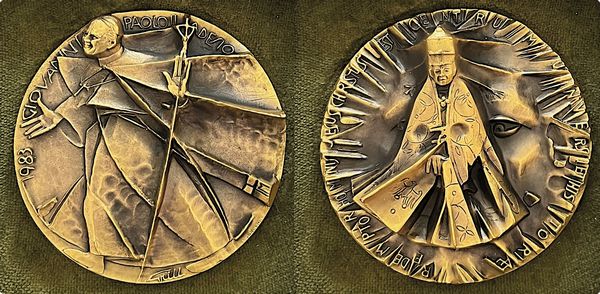 VATICANO. GIOVANNI PAOLO II, 1978-2005. Medaglia in bronzo 1983. Ricordo della visita del papa a Desio.  - Asta Numismatica - Associazione Nazionale - Case d'Asta italiane