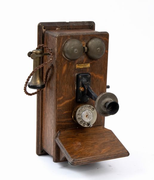 TELEFONO CON CASSA IN LEGNO DA PARETE  - Asta Antiquariato Navale dalla Collezione de 