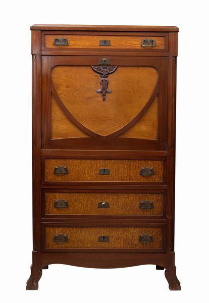 Armadio Secretaire liberty  - Asta Antiquariato Navale dalla Collezione de 