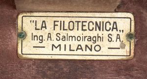 La Filotecnica, Salmoiraghi, Milano : Livella a cannocchiale in scatola  - Asta Antiquariato Navale dalla Collezione de 