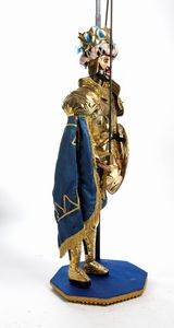 Collezione Lombardo - Pupi siciliani - Paladino della storia della Chanson de Roland  - Asta Antiquariato Navale dalla Collezione de 