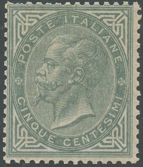 Regno - 5 cent. tir. TO  - Asta Francobolli e Storia Postale - Associazione Nazionale - Case d'Asta italiane