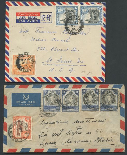 Commonwealth Britannico - Storia Postale  - Asta Francobolli e Storia Postale - Associazione Nazionale - Case d'Asta italiane