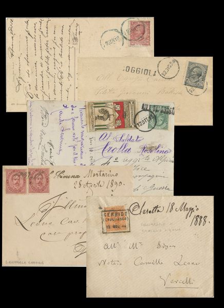 Storia Postale - Collezione annulli  - Asta Francobolli e Storia Postale - Associazione Nazionale - Case d'Asta italiane