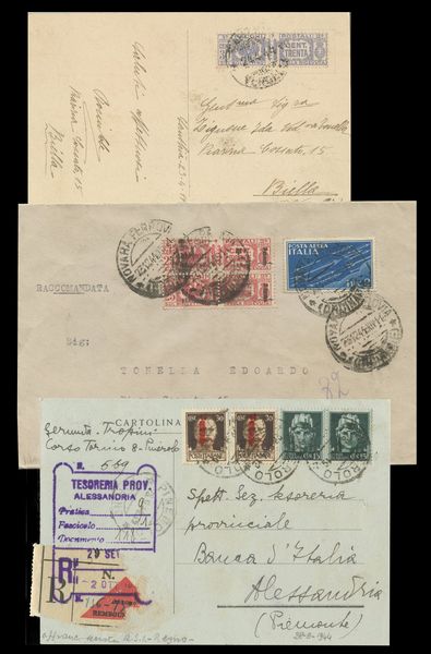 Storia Postale - R.S.I.  - Asta Francobolli e Storia Postale - Associazione Nazionale - Case d'Asta italiane