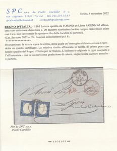 Regno D'Italia - Storia Postale  - Asta Francobolli e Storia Postale - Associazione Nazionale - Case d'Asta italiane